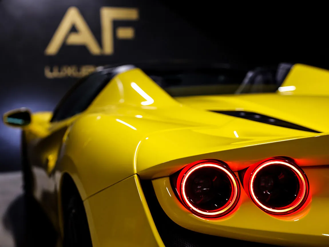 Luxury Car Rental Ferrari F8 Spider - AF Group