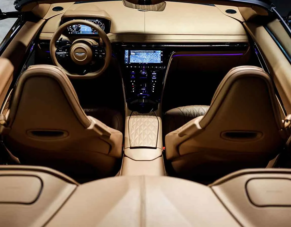 Luxury Car Rental Aston Martin DB12 Volante - AF Group