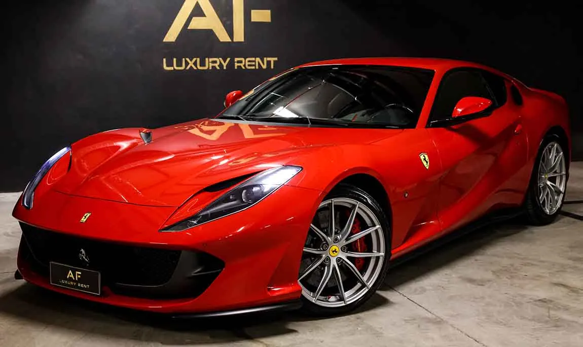 Luxury Car Rental Ferrari 812 Superfast - AF Group