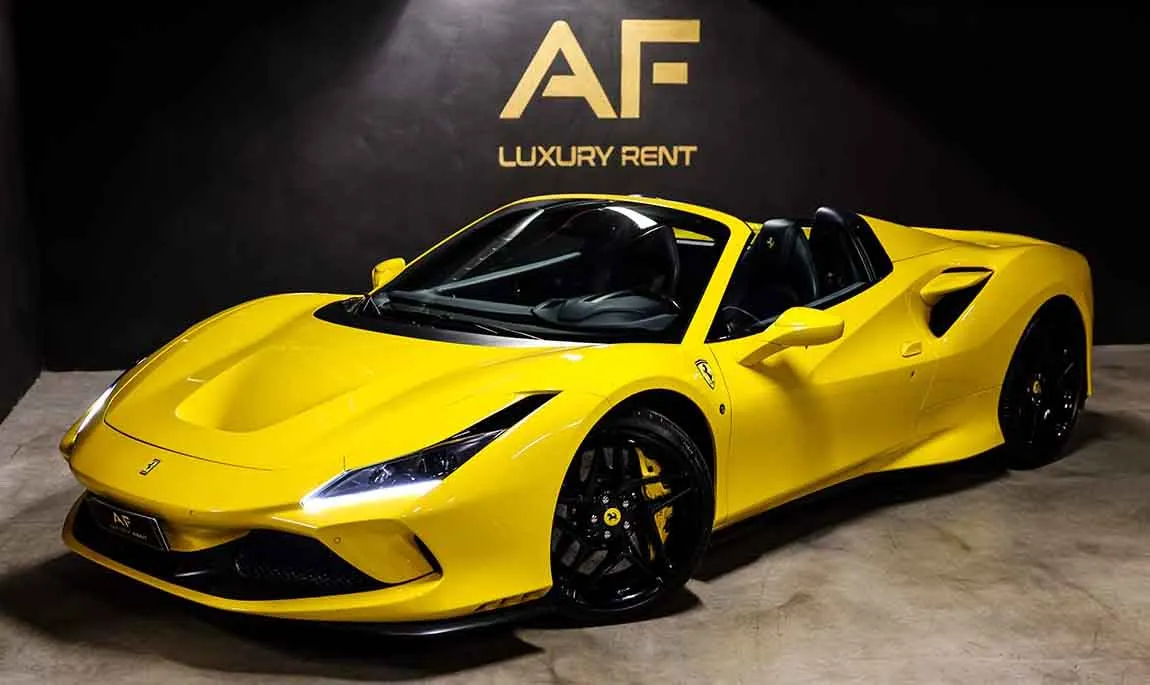 Luxury Car Rental Ferrari F8 Spider - AF Group