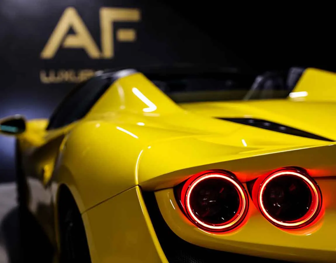 Luxury Car Rental Ferrari F8 Spider - AF Group