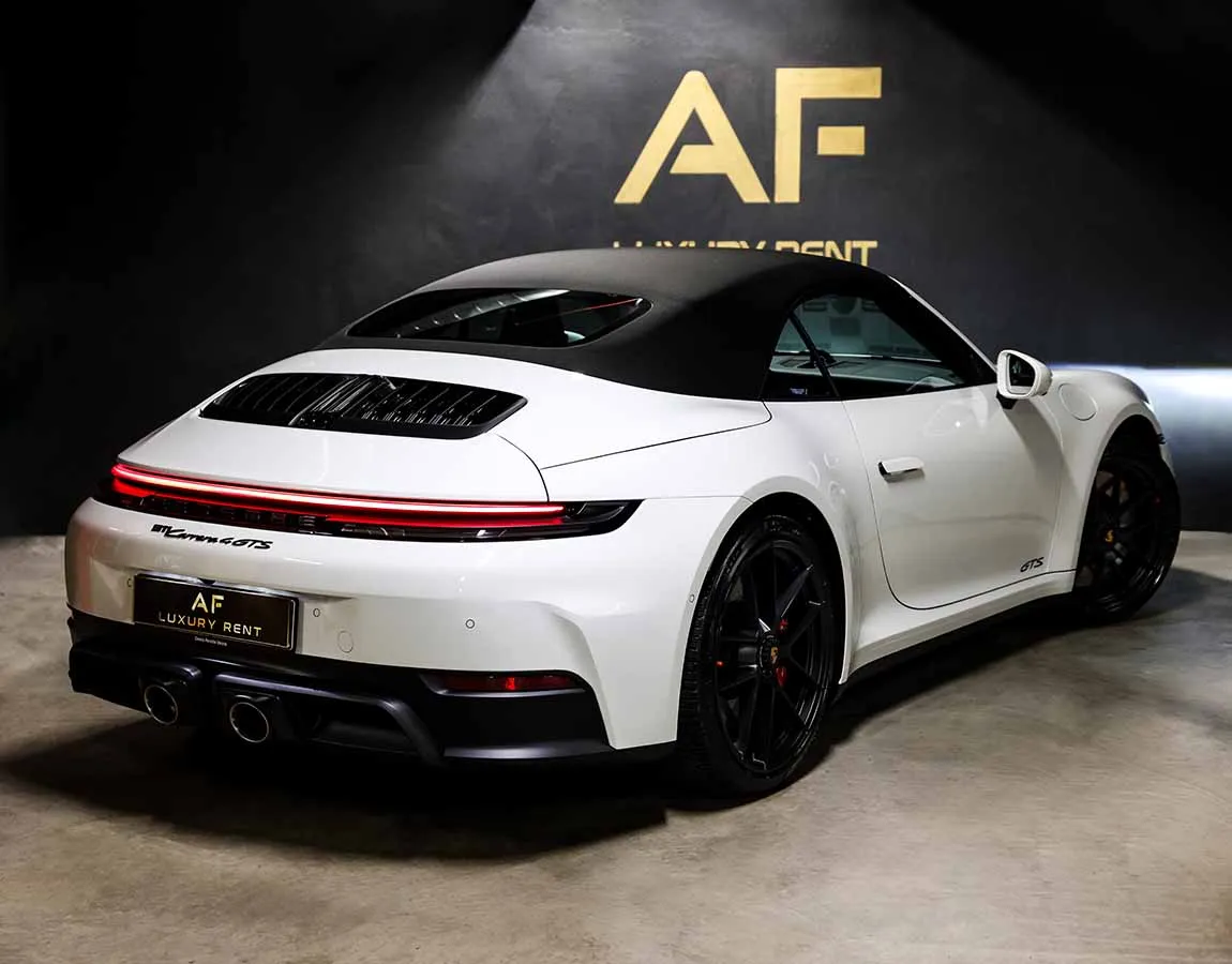 Luxury Car Rental Porsche 911 Carrera 4 GTS Cabrio - AF Group