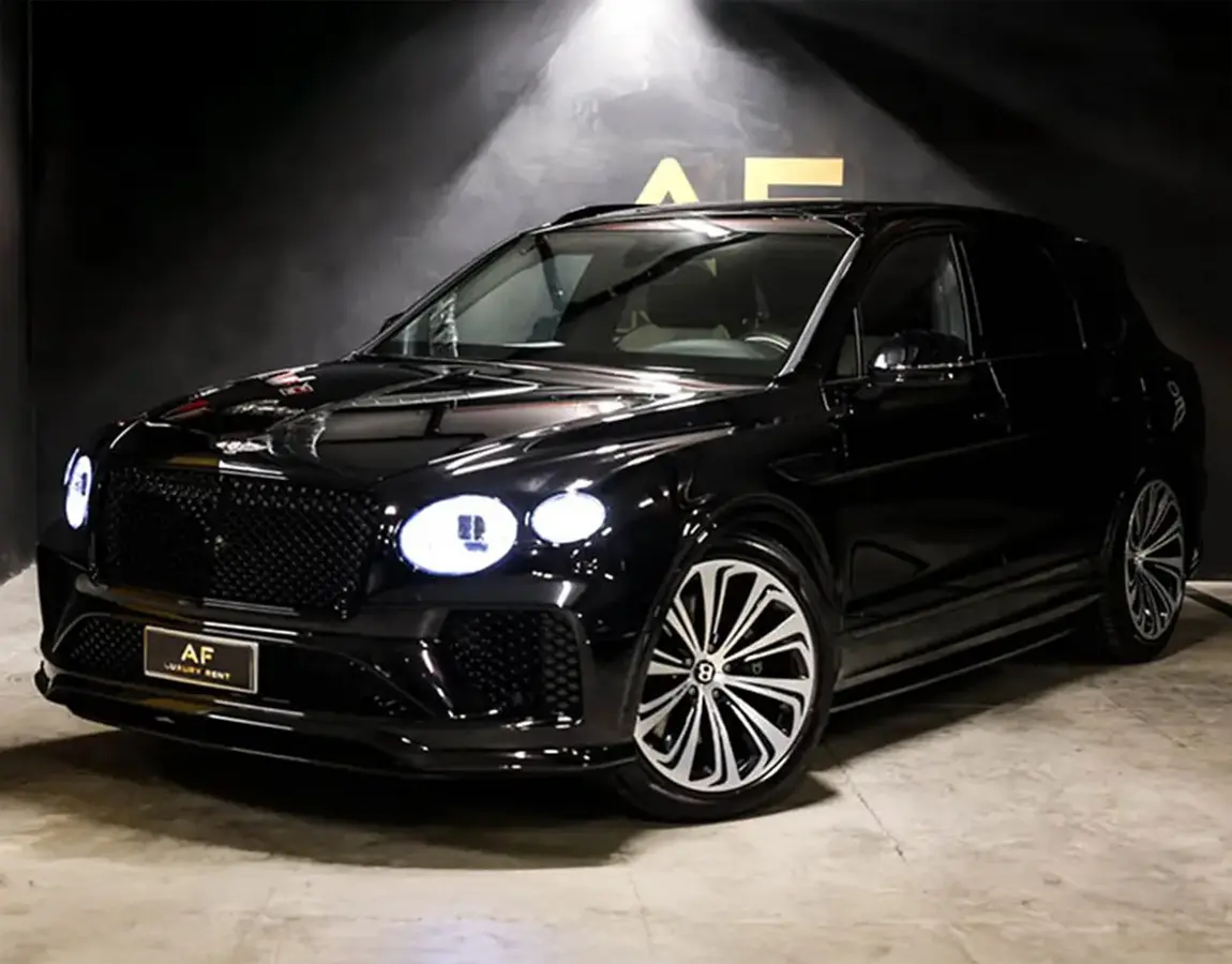 Luxury Car Rental Bentley Bentayga 7 Seats - AF Group