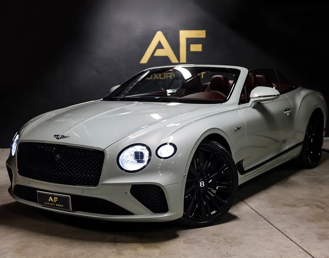 Luxury Car Rental Bentley Continetal GTC W12 Speed - AF Group