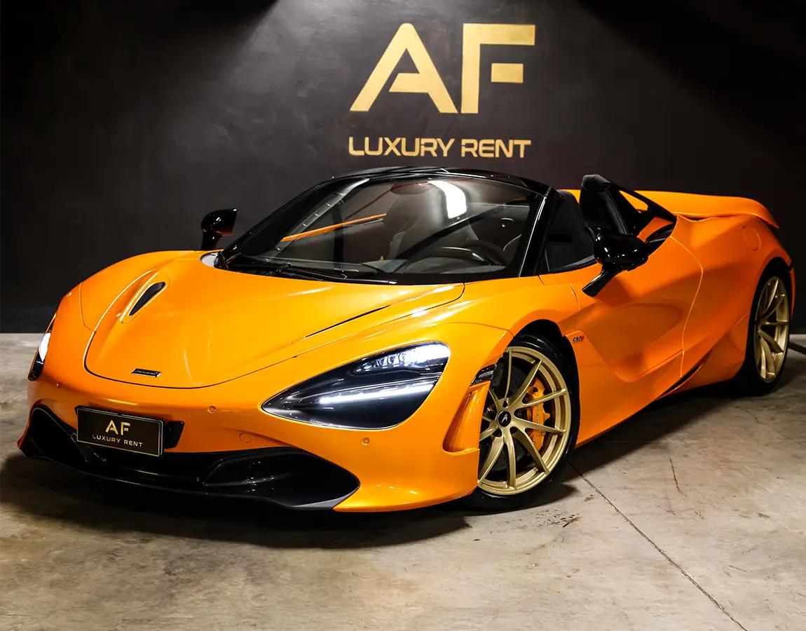 Luxury Car Rental McLaren 720s Performance Spider - AF Group