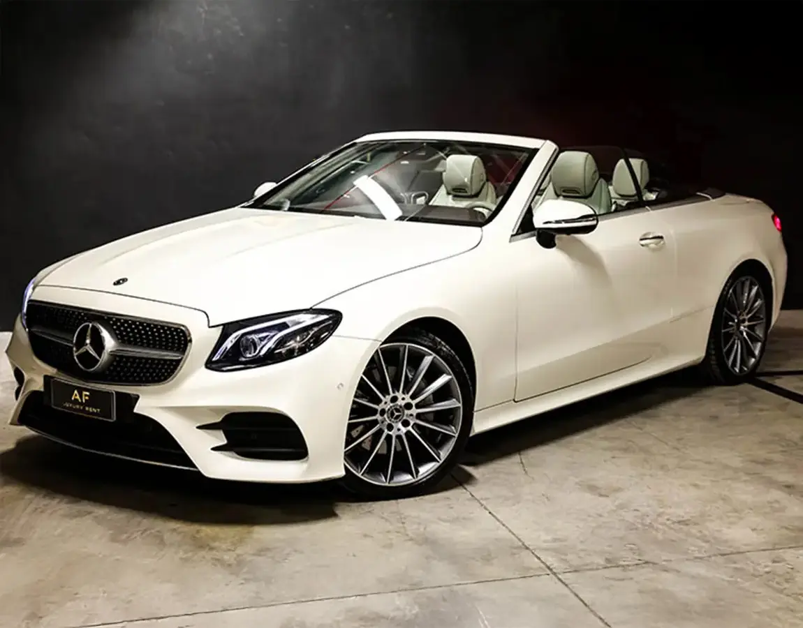 Luxury Car Rental Mercedes E 220 D Cabrio Premium Plus - AF Group